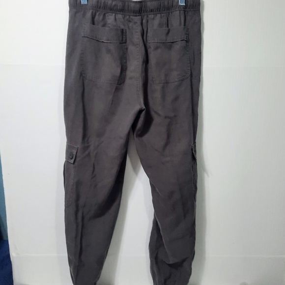 Cloth & Stone Pocket Joggers Women's Sz XSmall Charcoal Gray Elastic Waist - Picture 3 of 11